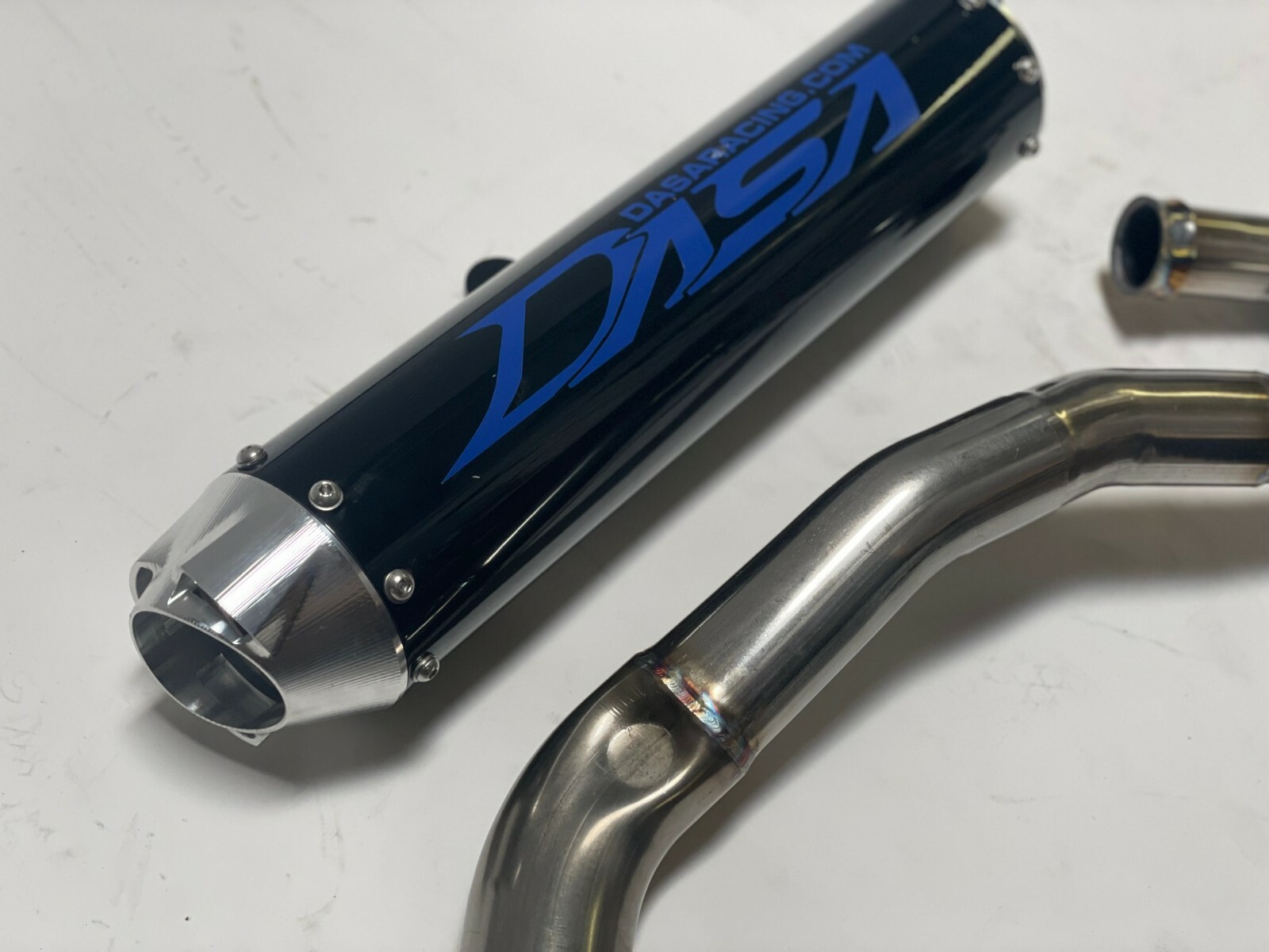 Dasa Classic Full Exhaust System Classic Black Blue Honda TRX 450R 2004