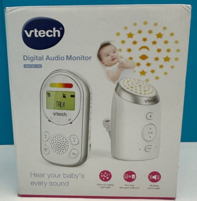 VTech AM706-1W Audio-Babyphone mit großer Reichweite bis zu 300 m, in OVP