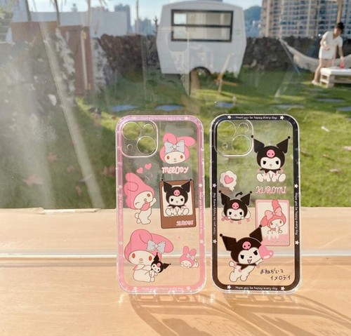 Kuromi Carton Phone Case For iPhone 14 13 12 11 Pro Max XS X 7 8 Plus Soft Cover - Zdjęcie 5 z 11