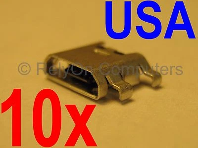 10x Lot Micro USB Charging Port For ZTE N5 MAX N9510 N9520 ZMAX Z970 Z787 Z987