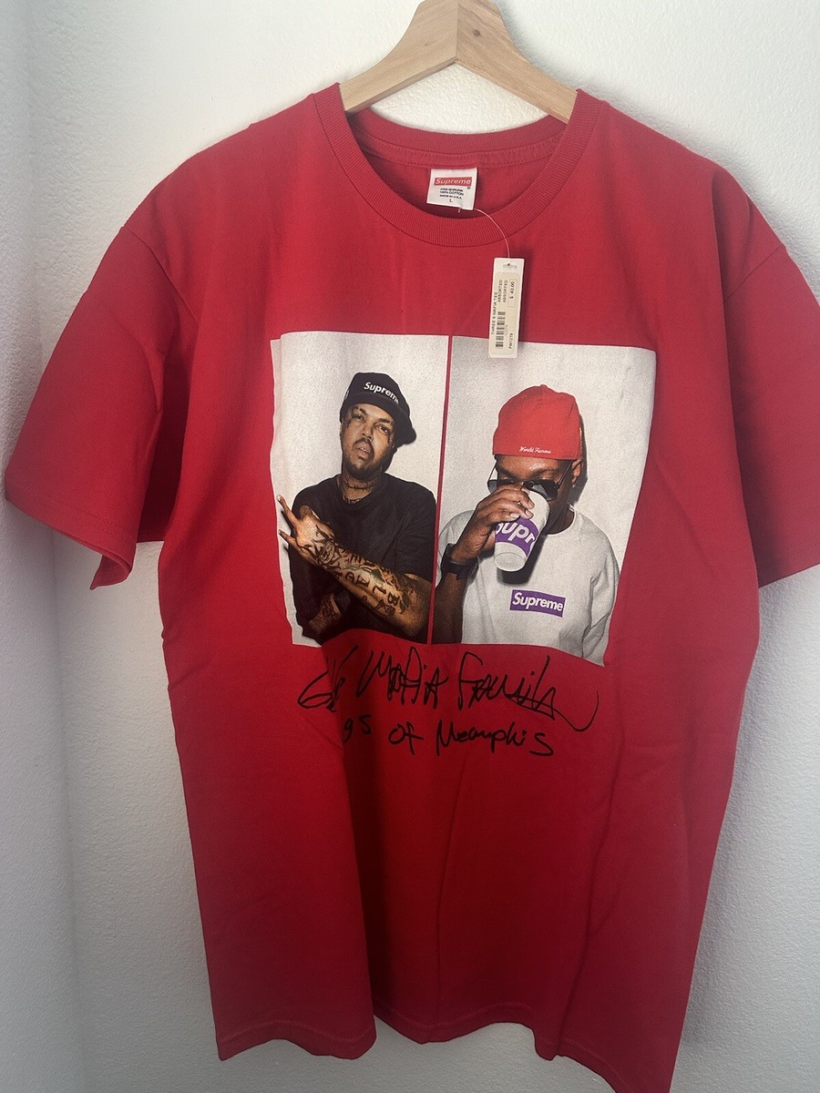 Supreme Three Six Mafia Tee Red Size Large BRAND NEW | eBay