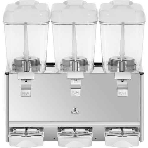 Getränkespender 54L Bpa Frei Kaltgetränke Dispenser Limonade 3 Tanks Barbutler - Bild 4 von 5