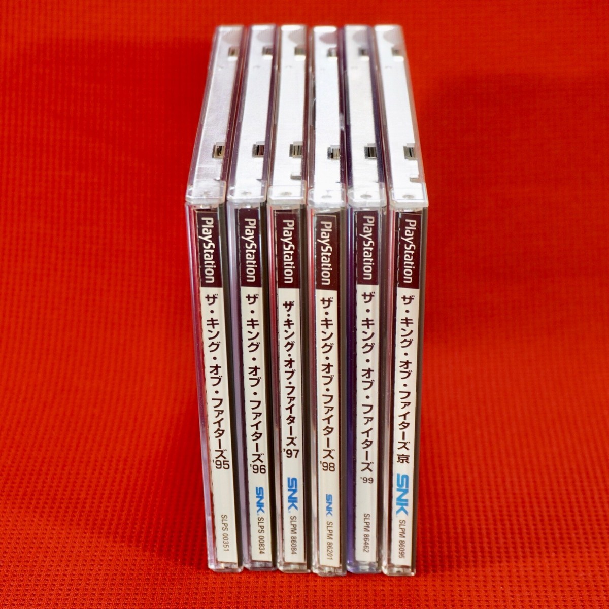 Lot 6 Set King Of Fighters PS1 KOF 95 96 97 98 99 Kyo Sony Lot 6 Set King Of Fighters PS1 KOF 95 96 97 98 99 Kyo Sony