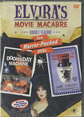 Elvira's Movie Macabre,2 Features:The Doomsday Machine/Werewolf of ..(New DVD)