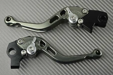 Short brake & clutch levers pair CNC titanium Ducati SBK 1198 std S R	2009- 2011