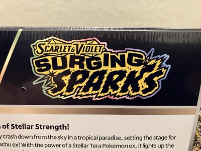 Pokemon TCG Surging Sparks ETB Elite Trainer Box Brand NEW Factory
