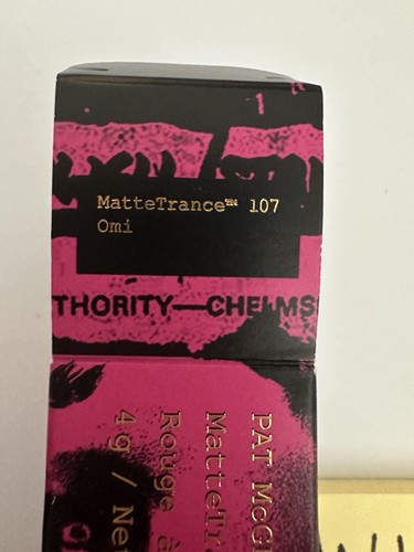Pat McGrath Labs Lipstick MATTETRANCE 107 OMI .14oz/4G FULL SZ; SEALED BOX $39 - Picture 5 of 13