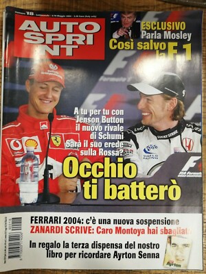 autosprint jahr XLIV Nr.18 4-10 Mai 2004 Auge werde ich dich schlagen