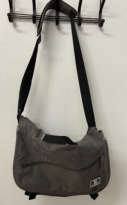 Oiwas Crossbody Messenger Bag Gray 17'' Laptop Shoulder Briefcase Work Unisex