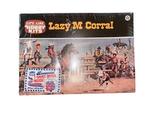 Life-like Lazy M Corral Hobby Kit Vintage New Sealed