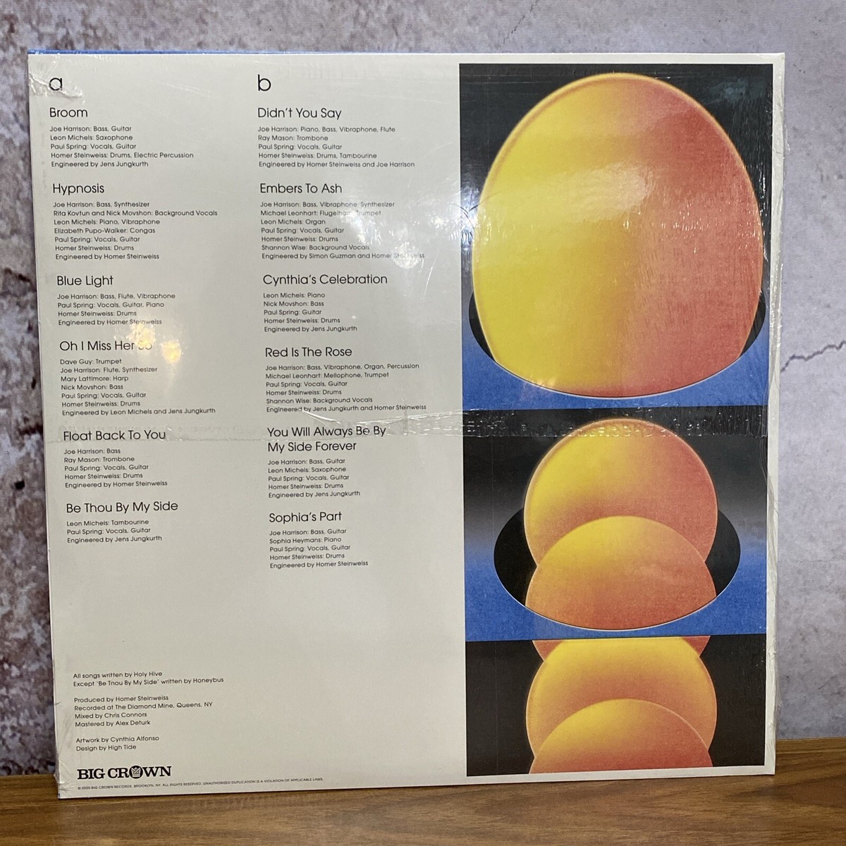 Float Back to You by Holy Hive (Record, 2020) Vinyl LP New Sealed