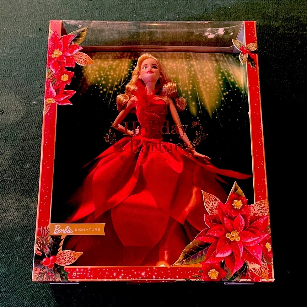 2018 holiday collector barbie store signature doll with stand