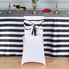 125 Satin Stripe Chair Sashes Wedding Party Event Ceremony Decorations Wholesale