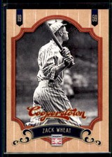 2012 Panini Cooperstown  Zack Wheat #65 Brooklyn Dodgers