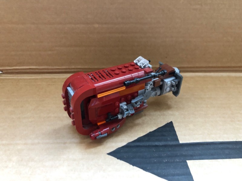 Lego Star Wars Rey's Speeder 75099, Complete Build, Retired Set, Sequel Trilogy