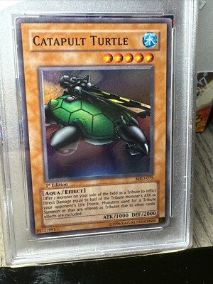 PSA 4 2002 YuGiOh MRD Catapult Turtle Metal Raiders 1st Edition | eBay