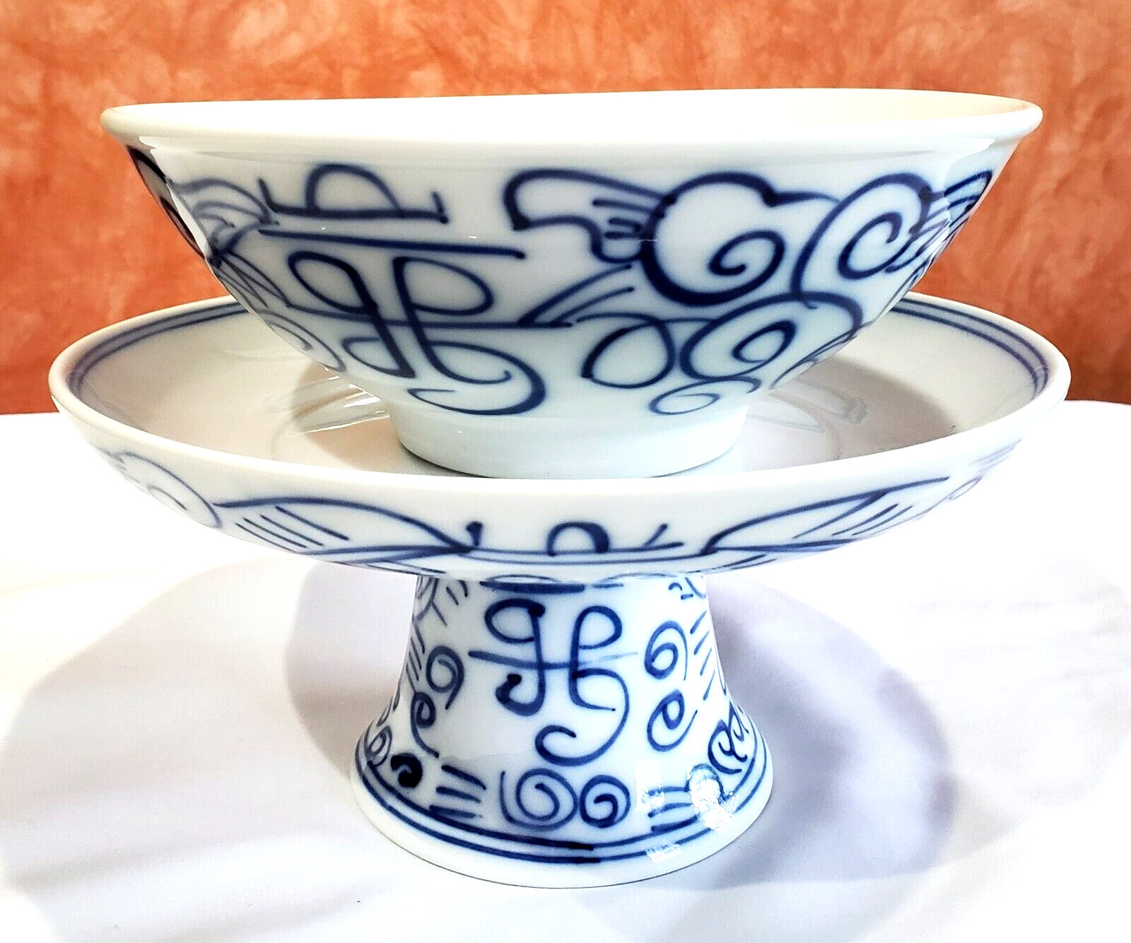 Chinese DOUBLE HAPPINESS Bowl and Open Compote Canton Express Bentson West