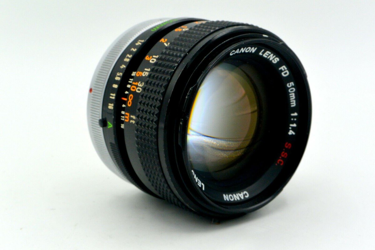 Canon F-1 希少 FD 50mm F1.4 35mm F2 S.S.C. Late [Top MINT] Canon F-1 35mm Film Camera Body FD 50mm f1.4