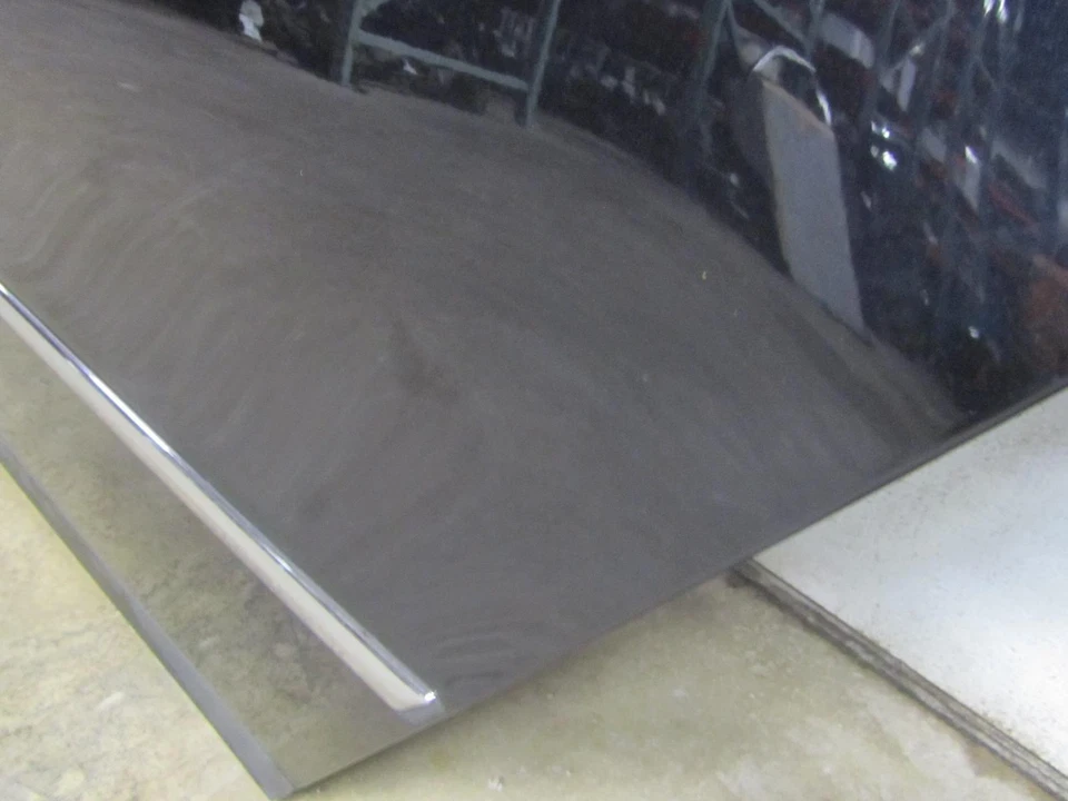 06-10 VW VOLKSWAGEN PASSAT Left Driver Rear Black Door Glass Handle Trim Chrome  Foto 4 de 4