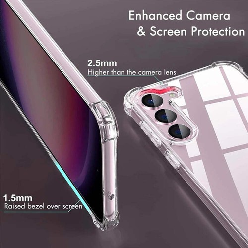 Funda híbrida a prueba de golpes para Samsung Galaxy S25 S24 S23 S21 FE S22 plus Ultra Clea - Imagen 10 de 17