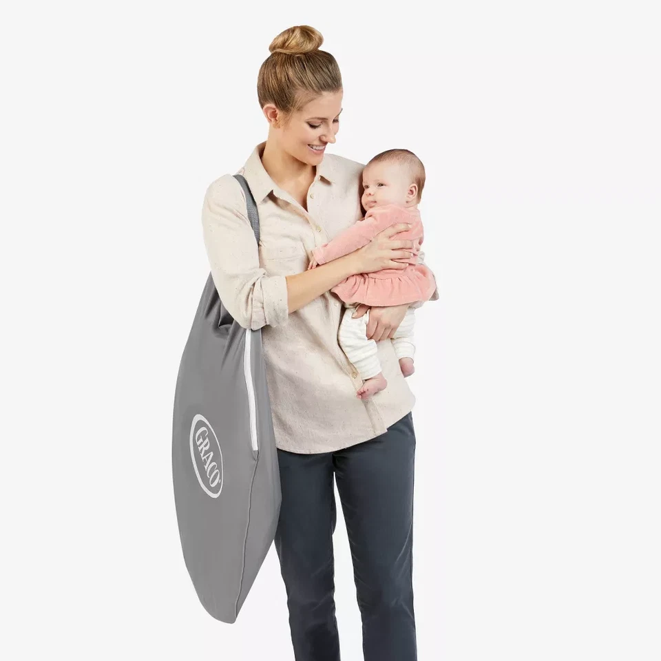 Graco Pack 'n Play Travel Dome LX Playard Berço Portátil Maison - Muito Bom - Imagem 4 de 4