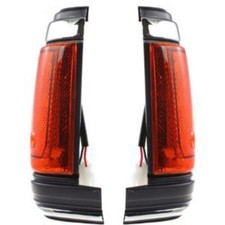 Corner Light Set For 83-86 Nissan 720 With Chrome Trim Driver And Passenger Side