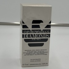 Emporio Armani Diamonds Eau de Toilette for Men 2.5 Oz 75 ML Spray New Sealed