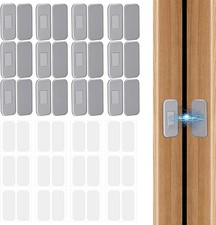 6 Sets Quiet Magnetic Cabinet Door Catch, Punch-Free Stainless Steel Door Catch