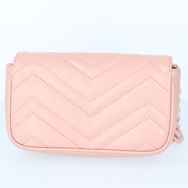 Gucci GUCCI 699757 GG Marmont Belt Bag Shoulder Bag Pink Gucci GUCCI 699757 GG Marmont Belt Bag Shoulder Bag Pink