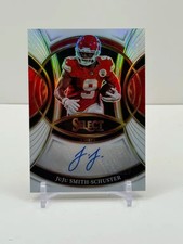 2025 Panini Select #SP-JSS JuJu Smith-Schuster Signatures White Prizm #/35