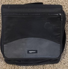 Amazon Basics 3 Ring Binder with Zipper, 3 inch, Black