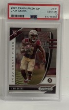 2020 Panini Prizm DP - CAM AKERS ROOKIE CARD RC PSA 10 GM MT A -11. rookie card picture
