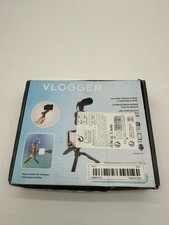 Smartphone Vlogging Kit Tripod Stand  Handheld Grip, Black