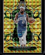 2023-24 Panini Mosaic #118 Patrick Beverley Reactive Yellow