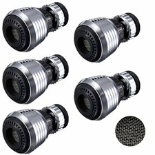 5x Rotate Swivel Dual Settings Nozzle Aerator Faucet Adapter Water Saving Tap