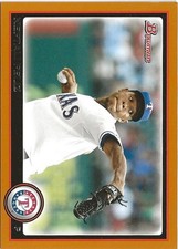 2010 Bowman Neftali Feliz Orange 093/250 Texas Rangers