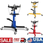 1322 LBS 2 Stage Dual Hydraulic Transmission Jack w/ 360°Swivel Wheel Lift Hoist