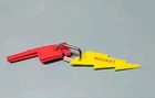 Vintage 1980 Matchbox Burnin' Key Cars Lightening Bolt KEY ONLY ROCKET