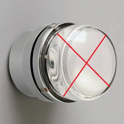Oluce Fresnel Wandlampe Leuchte LED Wandleuchte SIEHE TEXT/FOTO