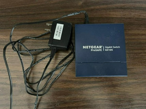 Netgear Prosafe GS105 5-Port Gigabit External Switch Ethernet, Gently Used