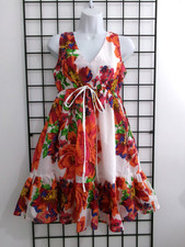 "NEW"  SACRED THREADS  🌸 XS / S / M  / 36" BUST ==CUTE FLORAL PRINT / SUNDRESS