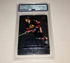 Brent Seabrook 2006-07 Upper Black Diamond #19 Signed Card Auto PSA RARE