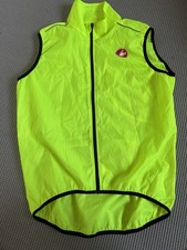 Castelli Squadra Lightweight Gilet/vest. Fluoro Green Size XL.