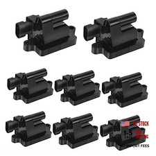 Square Ignition Coil Pack Set of 8 Compatible with Chevy Silverado UF271 8PCS