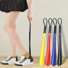 1 PC Extra Long flexible Plastic Shoe Horns Do Not Require Bending Durable Shoe 