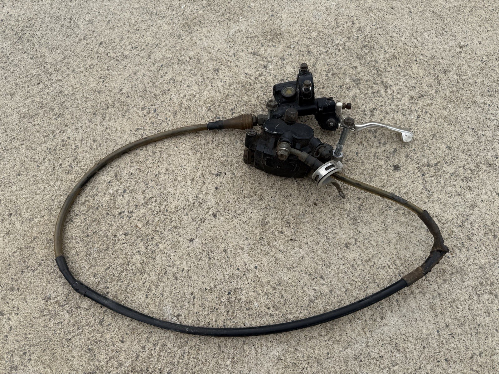 Honda CR125 CR 125 Front Brake Master Cylinder Caliper Calliper Oem Genuine 1988