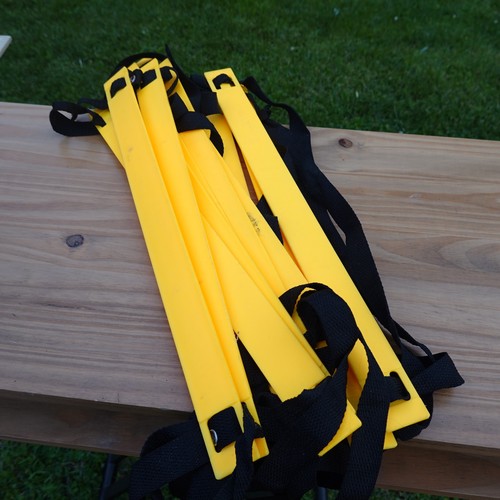 8 Rung Agility Speed Training Ladder Footwork Fitness Football Workout Exercise