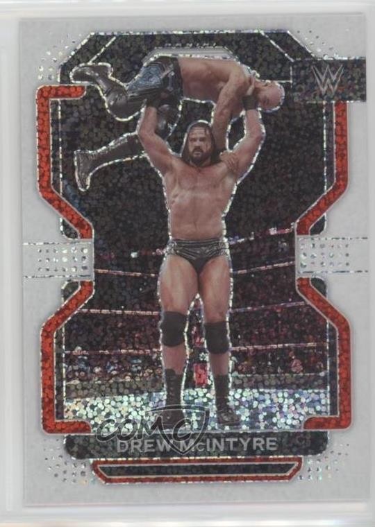 2022 Panini Prizm WWE White Sparkle Prizm Drew McIntyre #155 8em