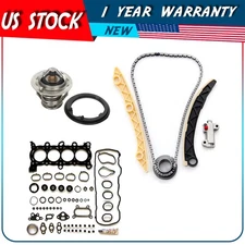 Timing Chain Kit Head Gasket Thermostat for 06-11 Honda Civic 1.8L SOHC