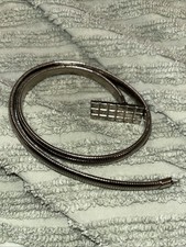 Vintage Silver Stretch Skinny Belt Size 24  -29  
